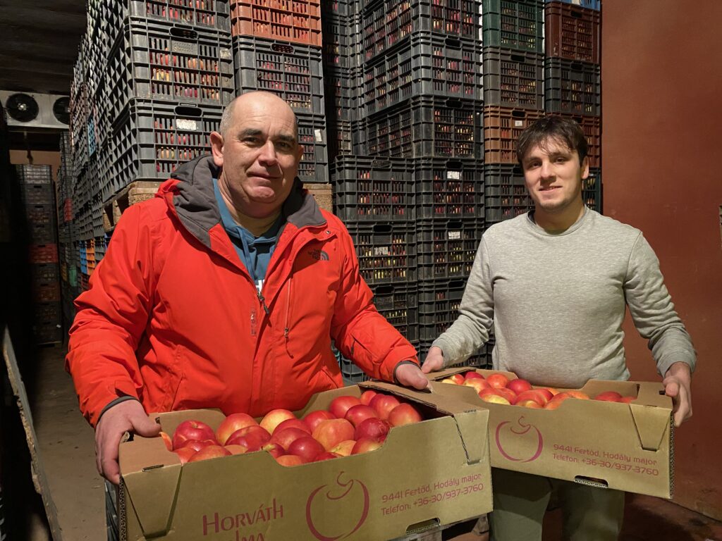 A Horváth családi gazdaság almái és gazdái